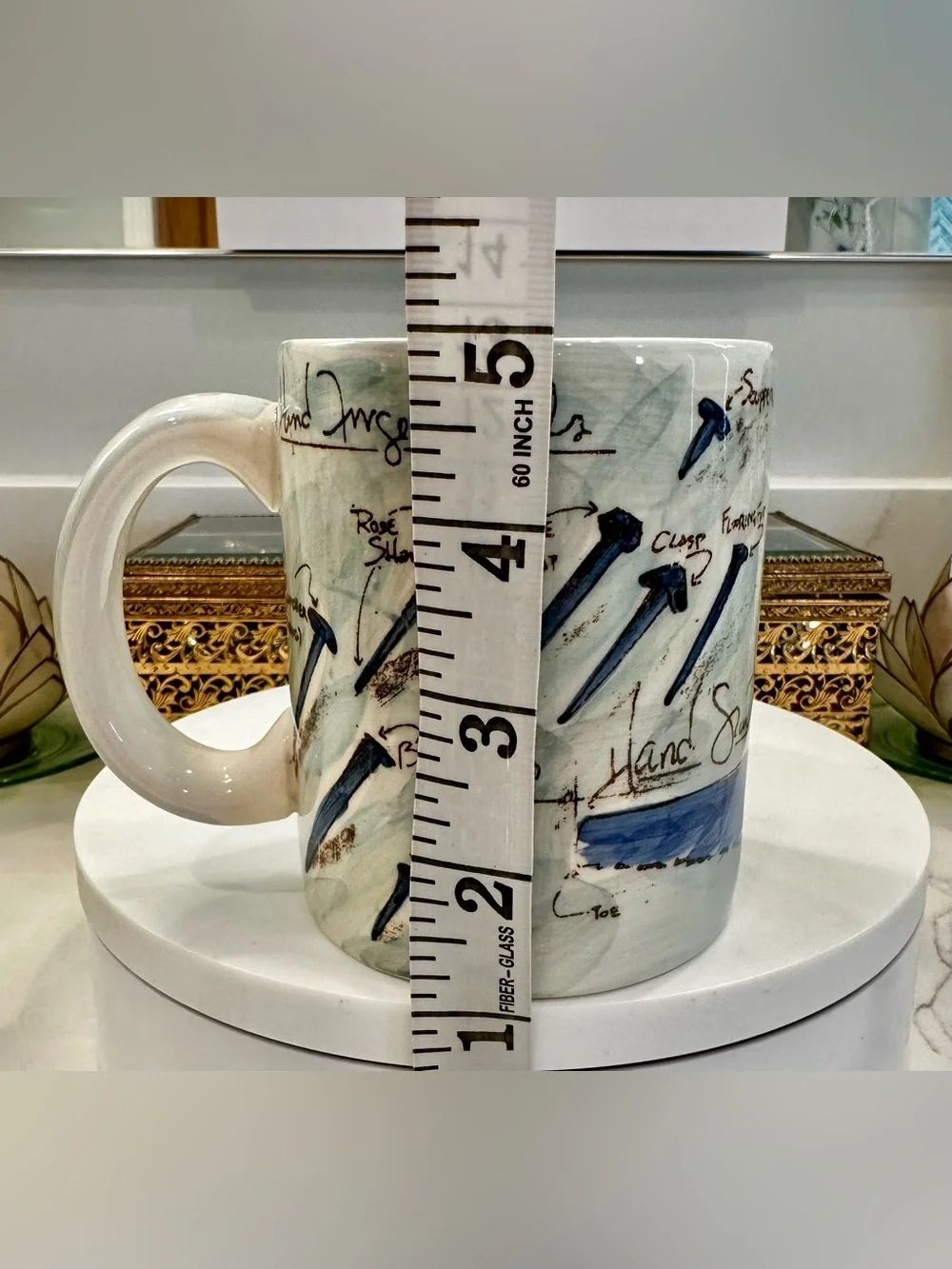 VTG Restoration Hardware Collectible Antique Tool Mug/Coffee Cup EUC